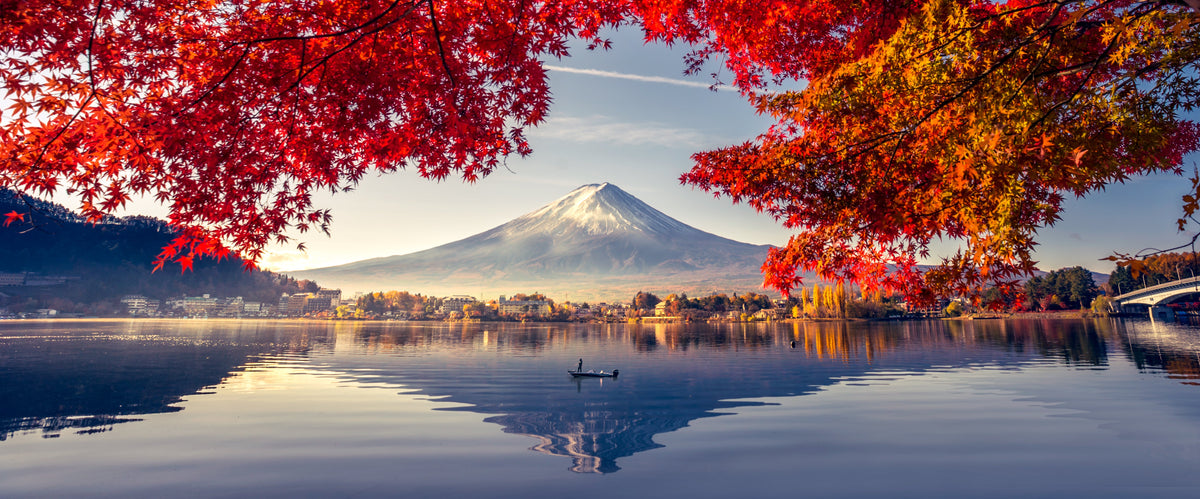 Paisagens e Fotografia — Monte Fuji e lago Kawaguchiko