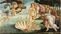 O Nascimento de Vênus (1483) de Sandro Botticelli