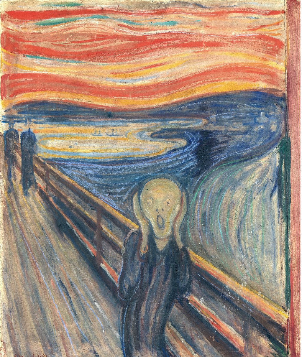 O Grito (1893) de Edvard Munch