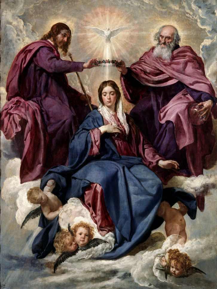 A Coroação da Virgem de Diego Velázquez
