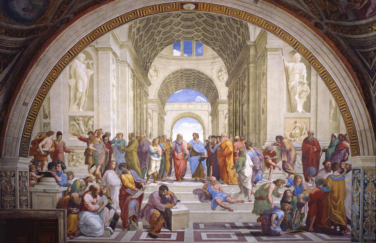 A Escola de Atenas de Rafael Sanzio