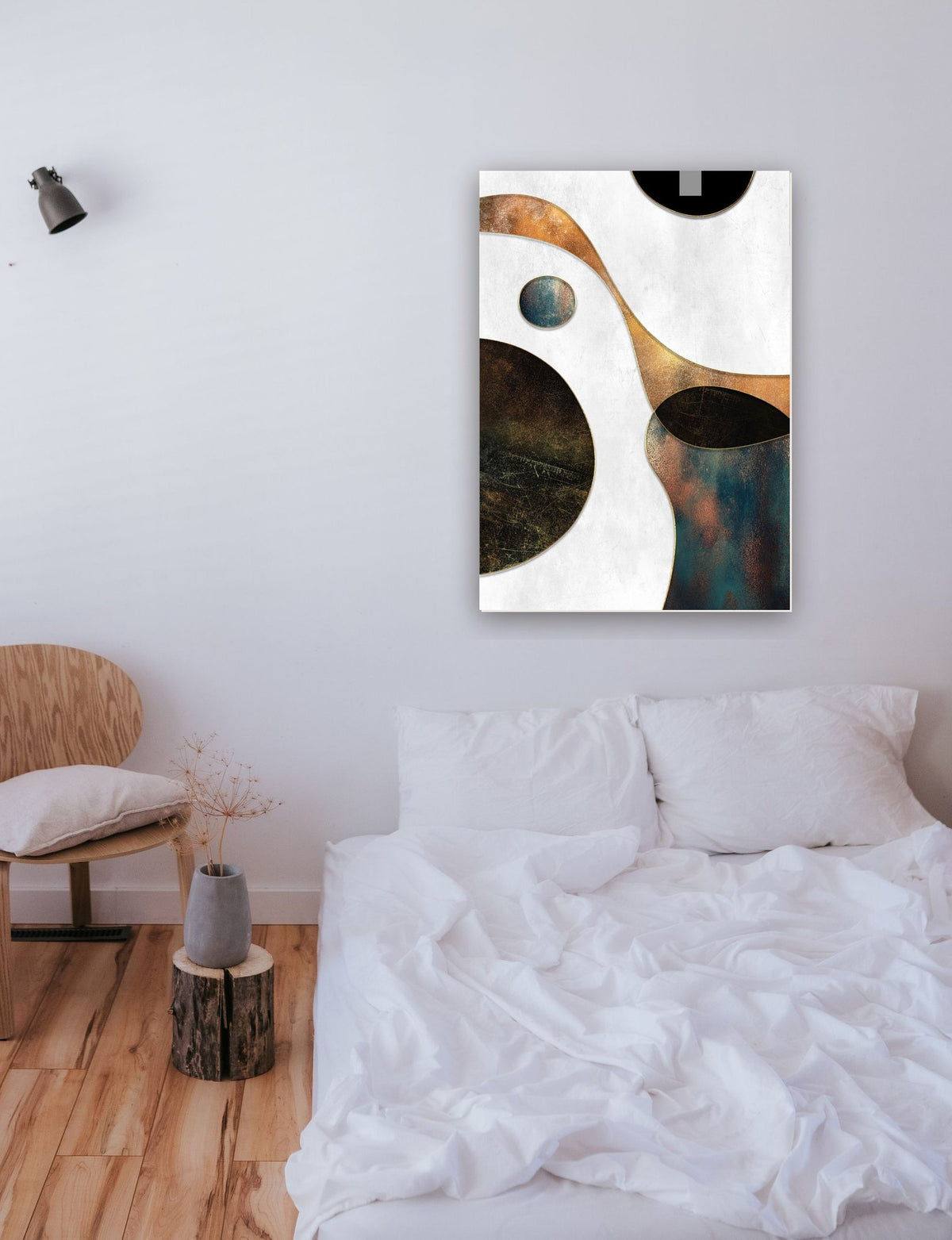 Abstrato 13 na parede de um quarto