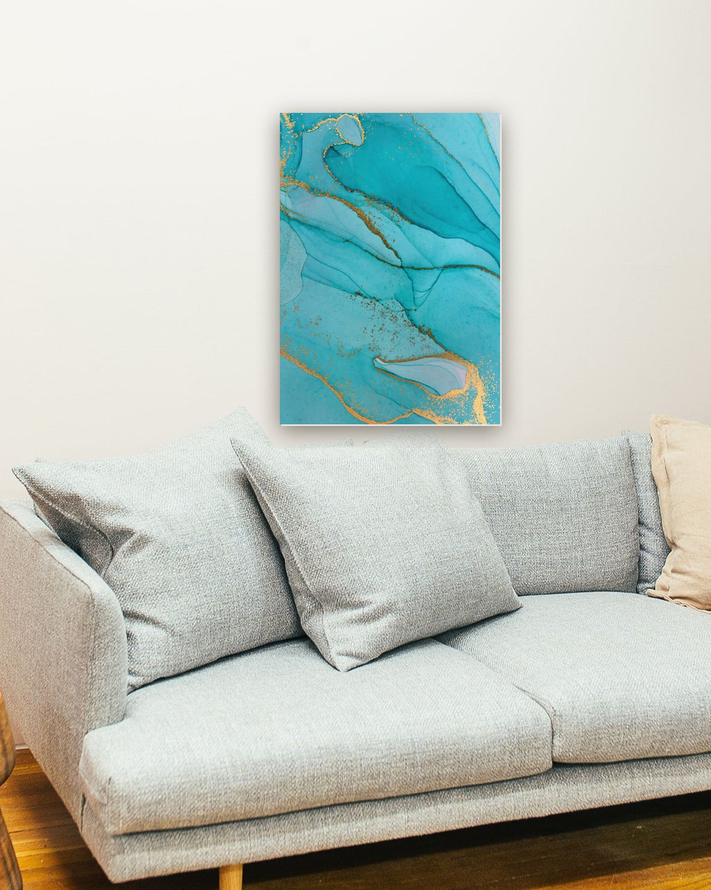 Abstrato 2 na parede de uma sala