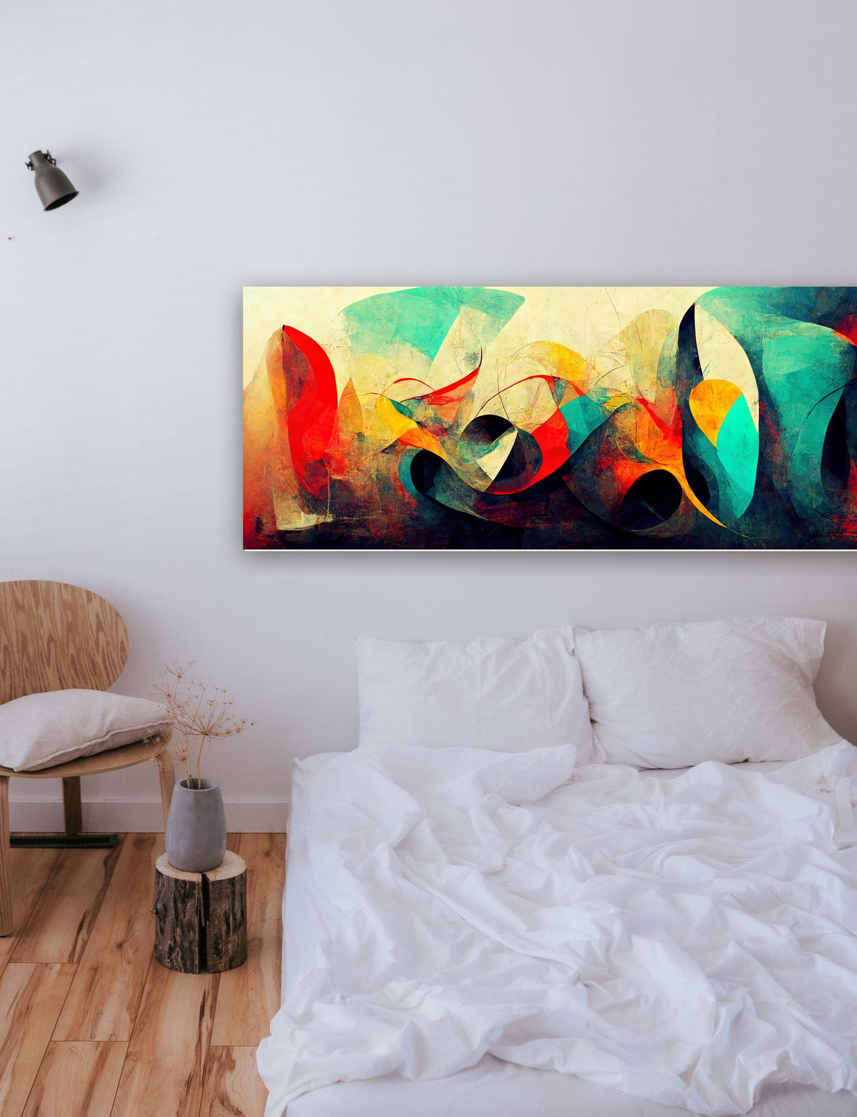 Abstrato 31 na parede de um quarto