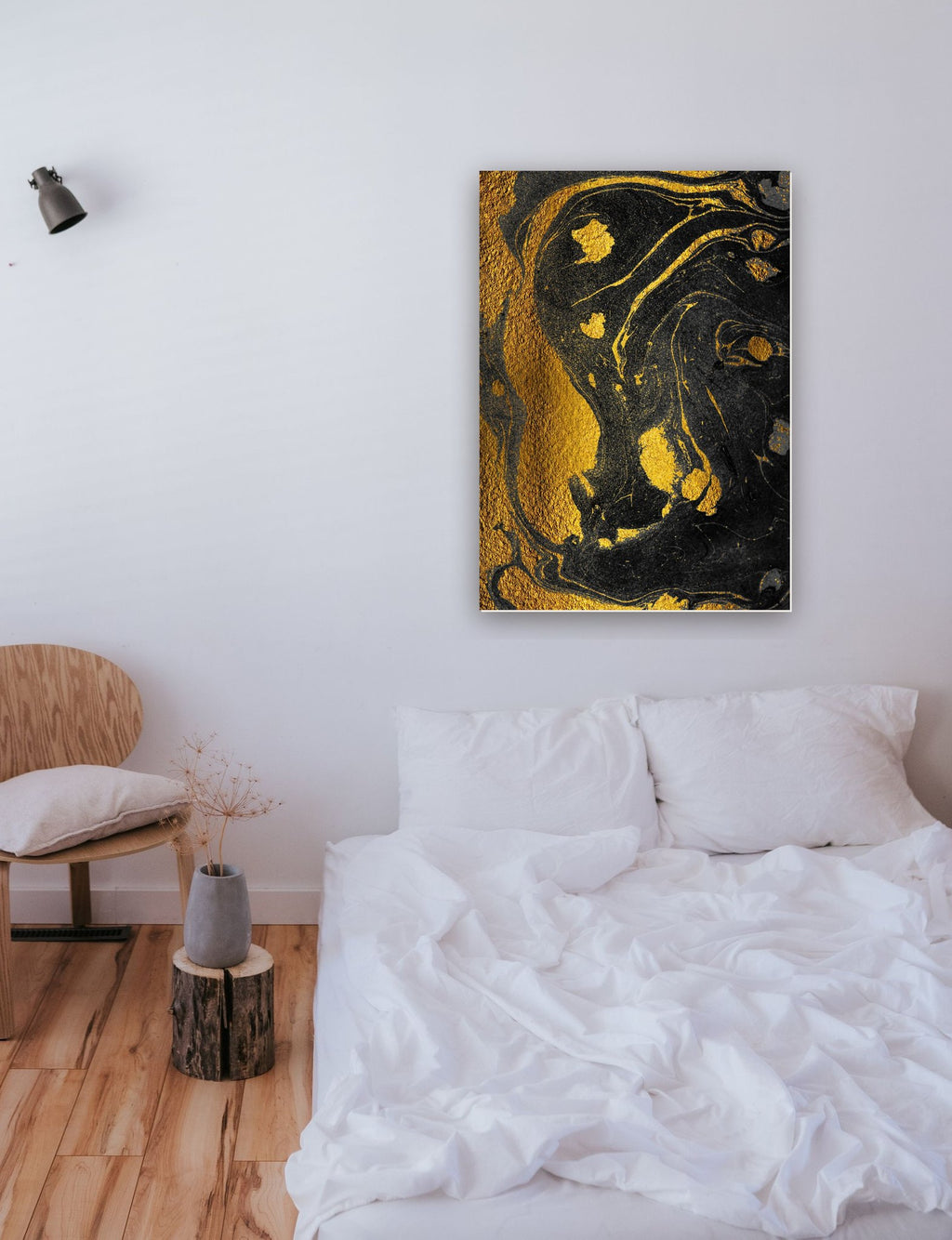 Abstrato 6 na parede de um quarto