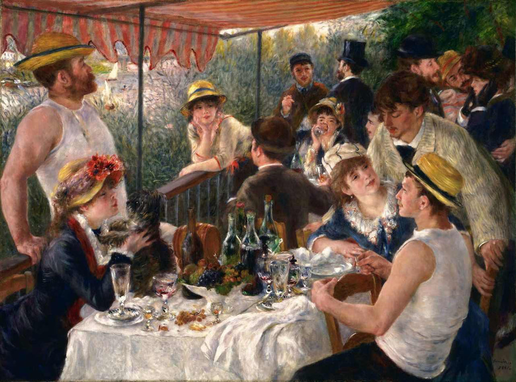 Almoço na Festa dos Barqueiros de Pierre-Auguste Renoir