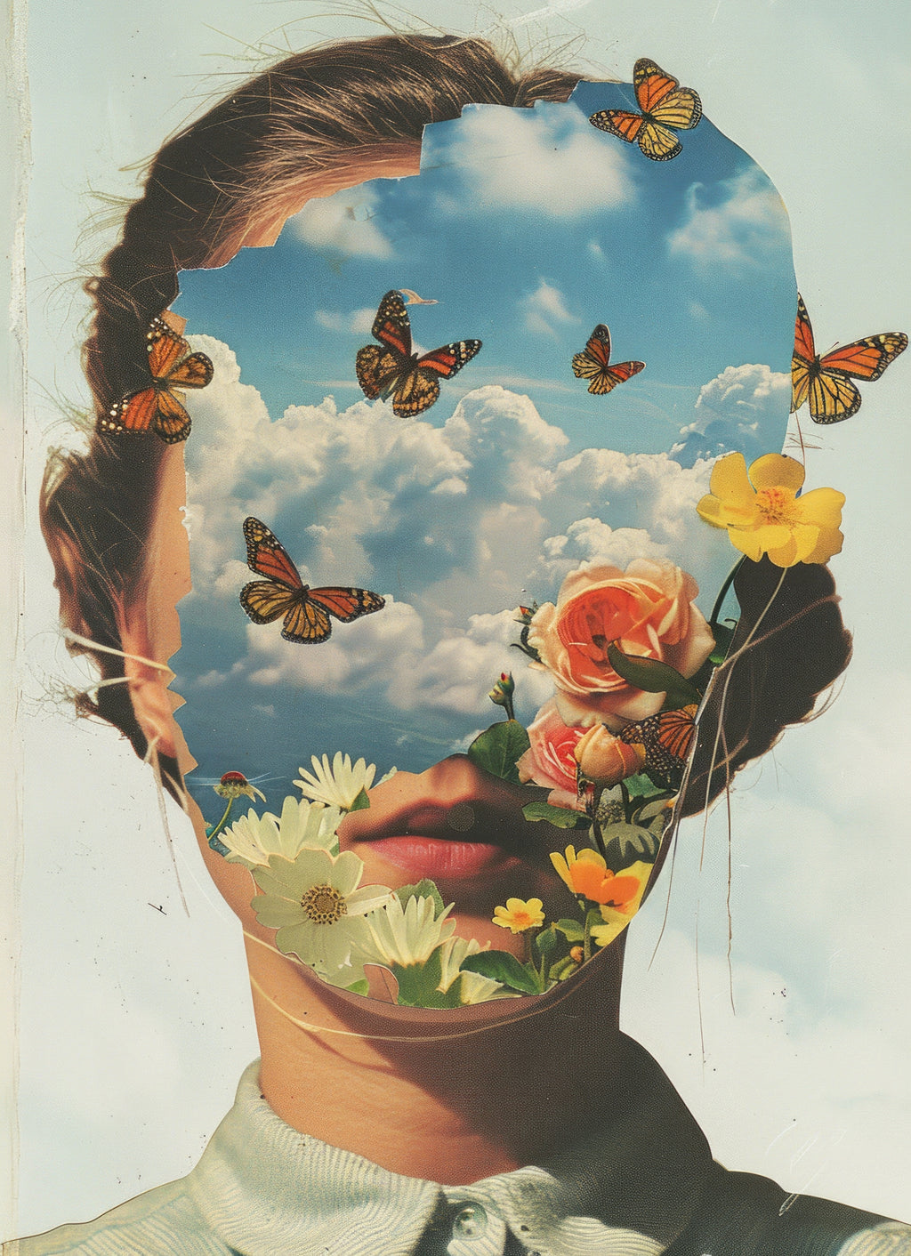 Arte Surrealista Woman in the Sky