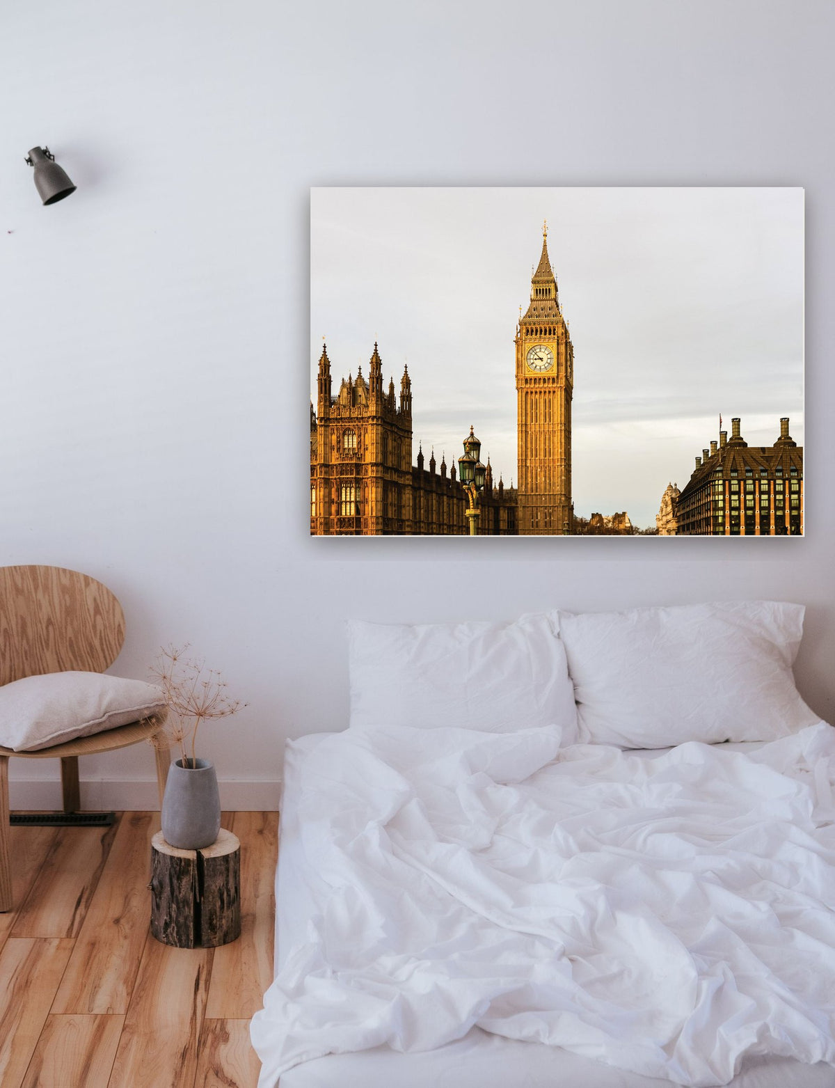 Big Ben Elizabeth Tower, Londres na parede de um quarto