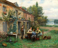 Café no Jardim de Daniel Ridgway Knight