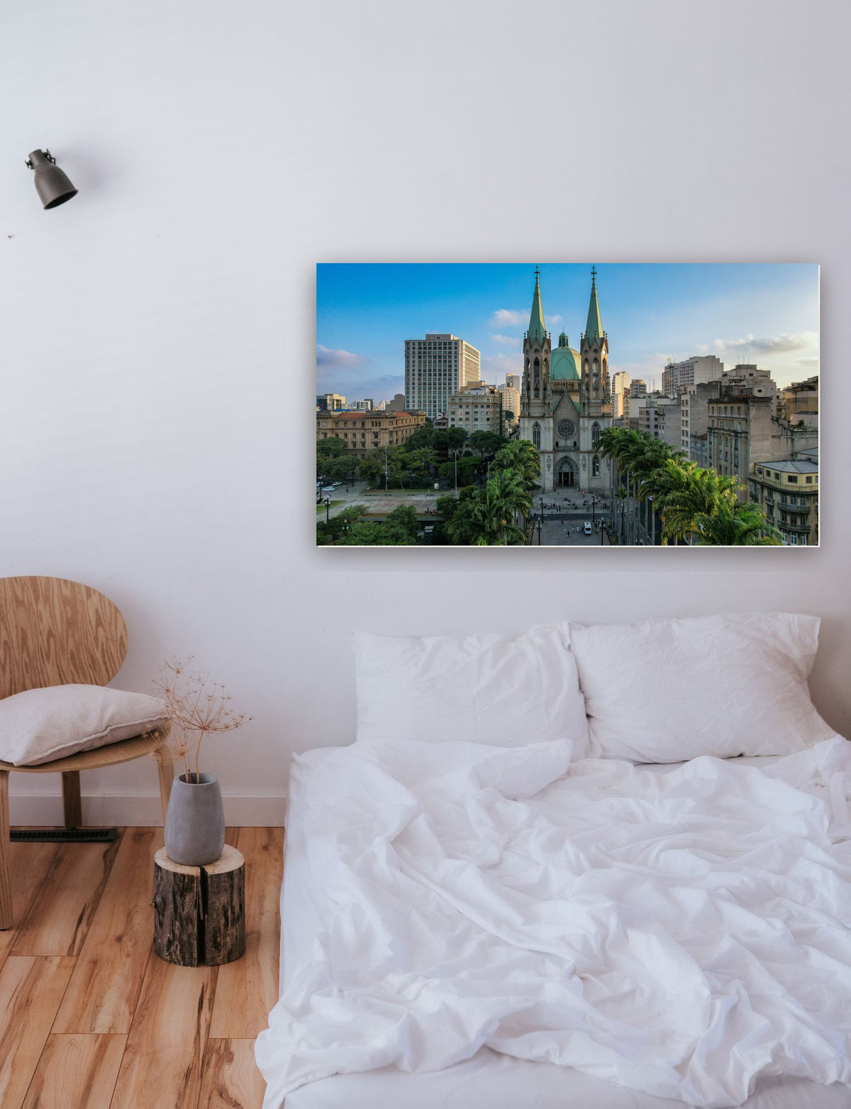 Catedral Metropolitana, São Paulo, Brasil na parede de um quarto