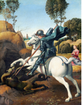 São Jorge e o Dragão de Raffaello Sanzio