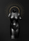 Escultura Feminina em Preto 3
