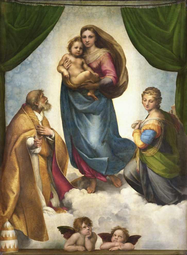 Madona Sistina de Rafael Sanzio