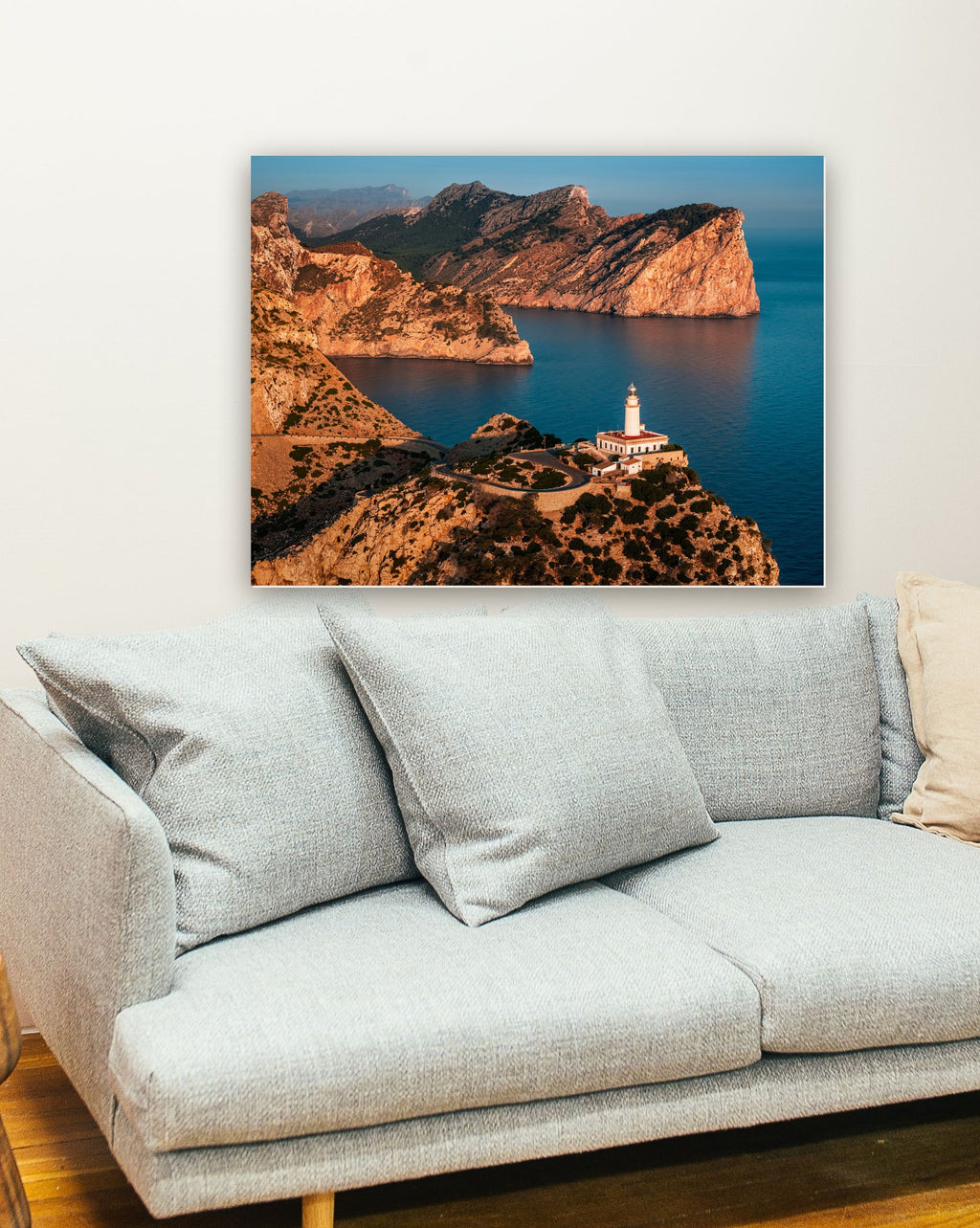 Mallorca, Espanha na parede de uma sala