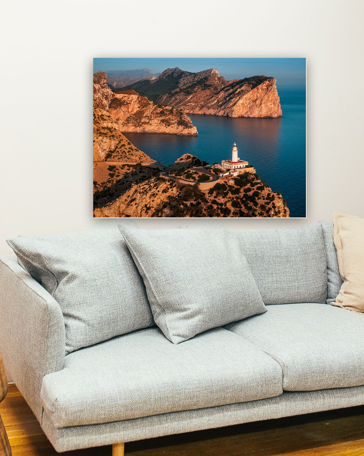 Mallorca, Espanha na parede de uma sala
