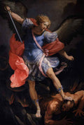 Miguel Expulsando Lúcifer (1636) de Guido Reni