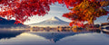  Monte Fuji, lago Kawaguchiko - Japão.