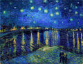 Noite Estrelada Sobre o Ródano de Vincent van Gogh