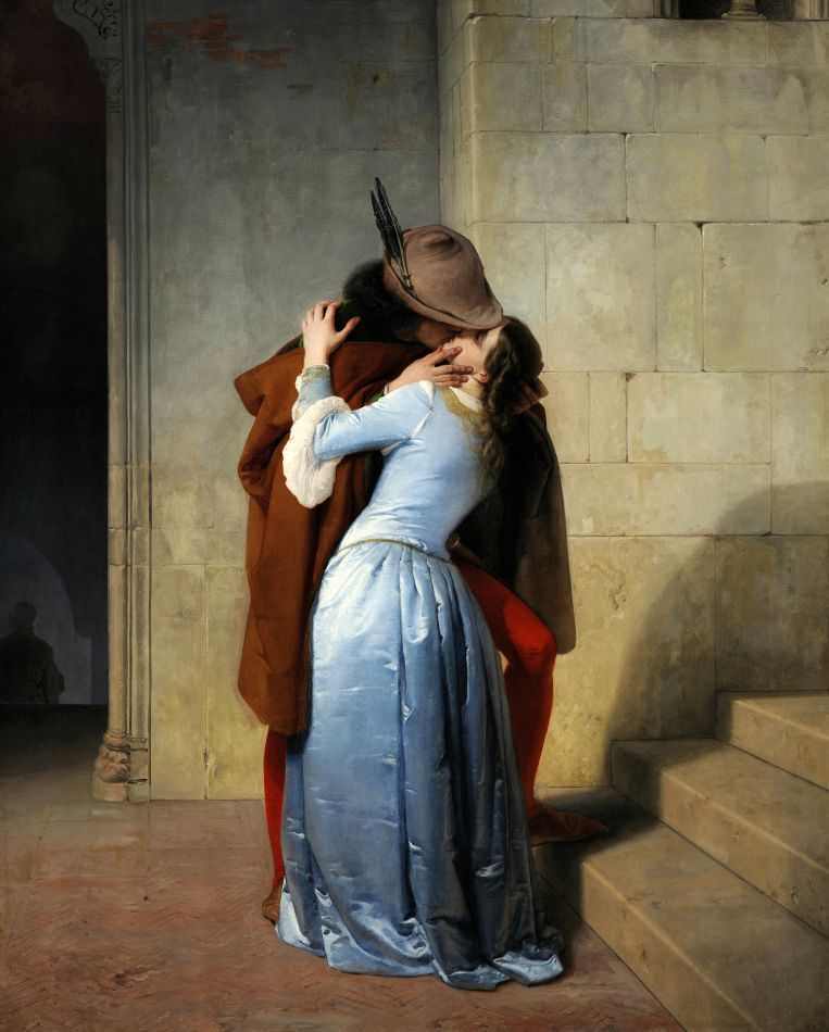 O Beijo (1859) de Francesco Hayez