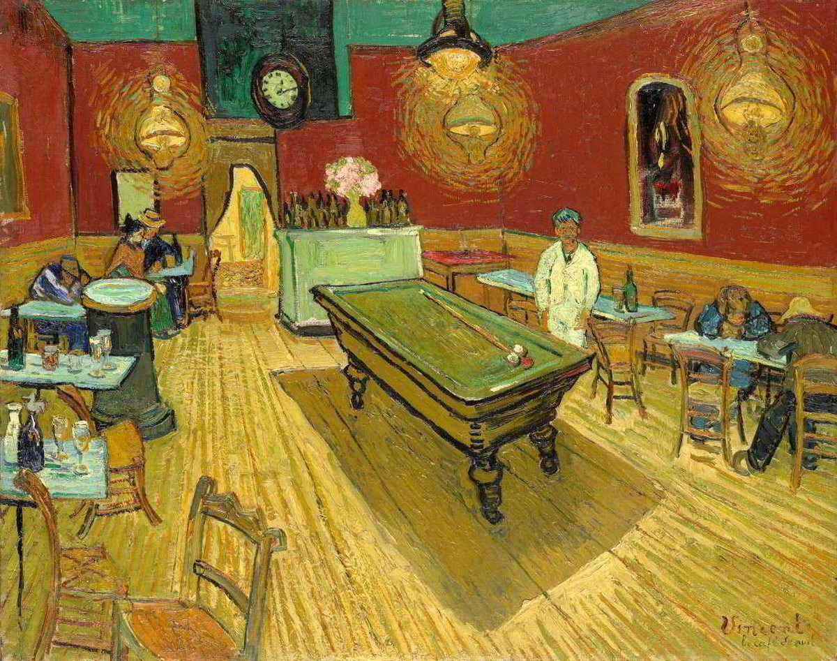 O Café à Noite de Vincent van Gogh