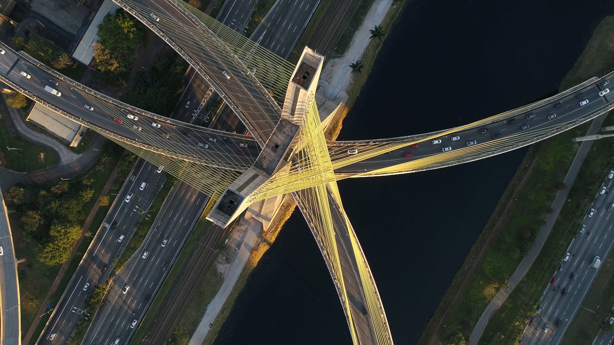 Ponte Estaiada em São Paulo, Brasil