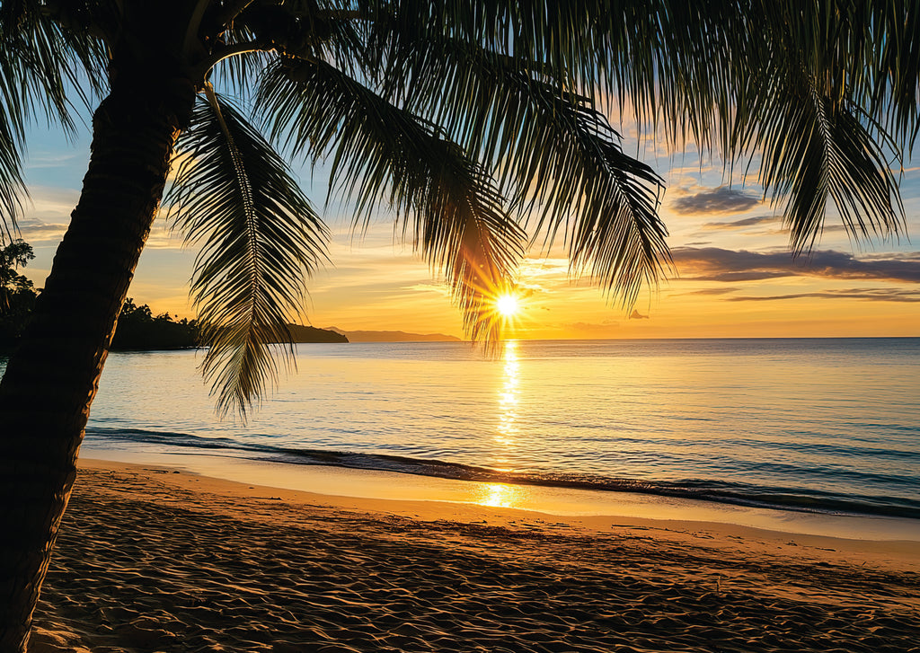 Pôr do sol na praia 4