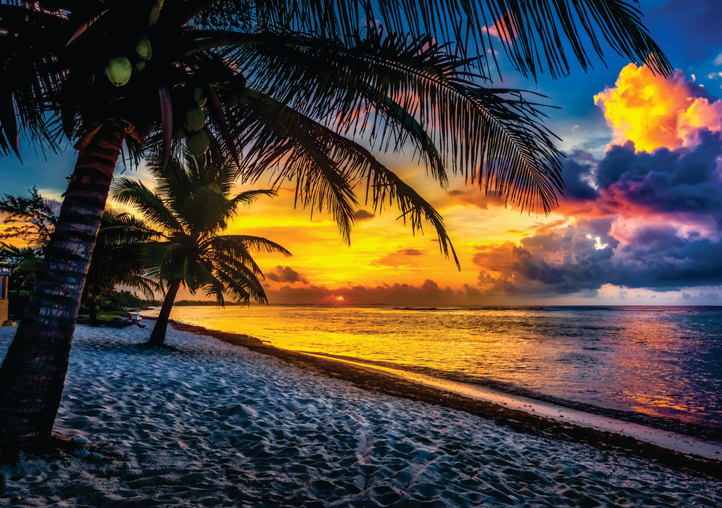 Pôr do sol na praia