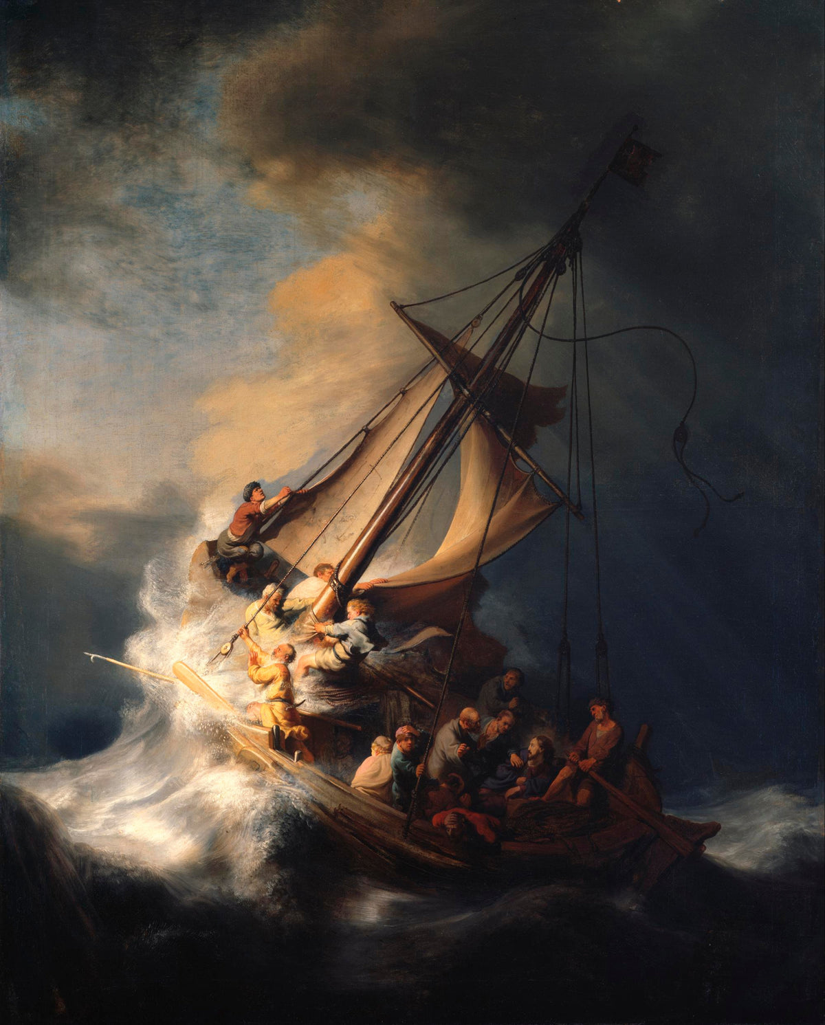 Cristo na Tempestade do Mar da Galiléia de Rembrandt