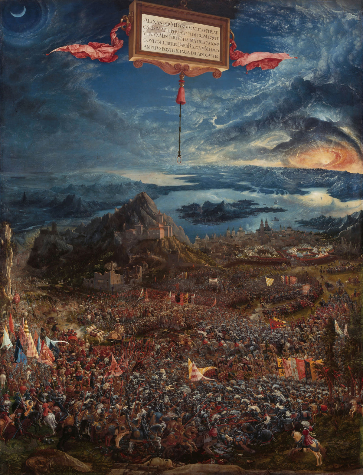 A Batalha de Alexandre em Isso de Albrecht Altdorfer