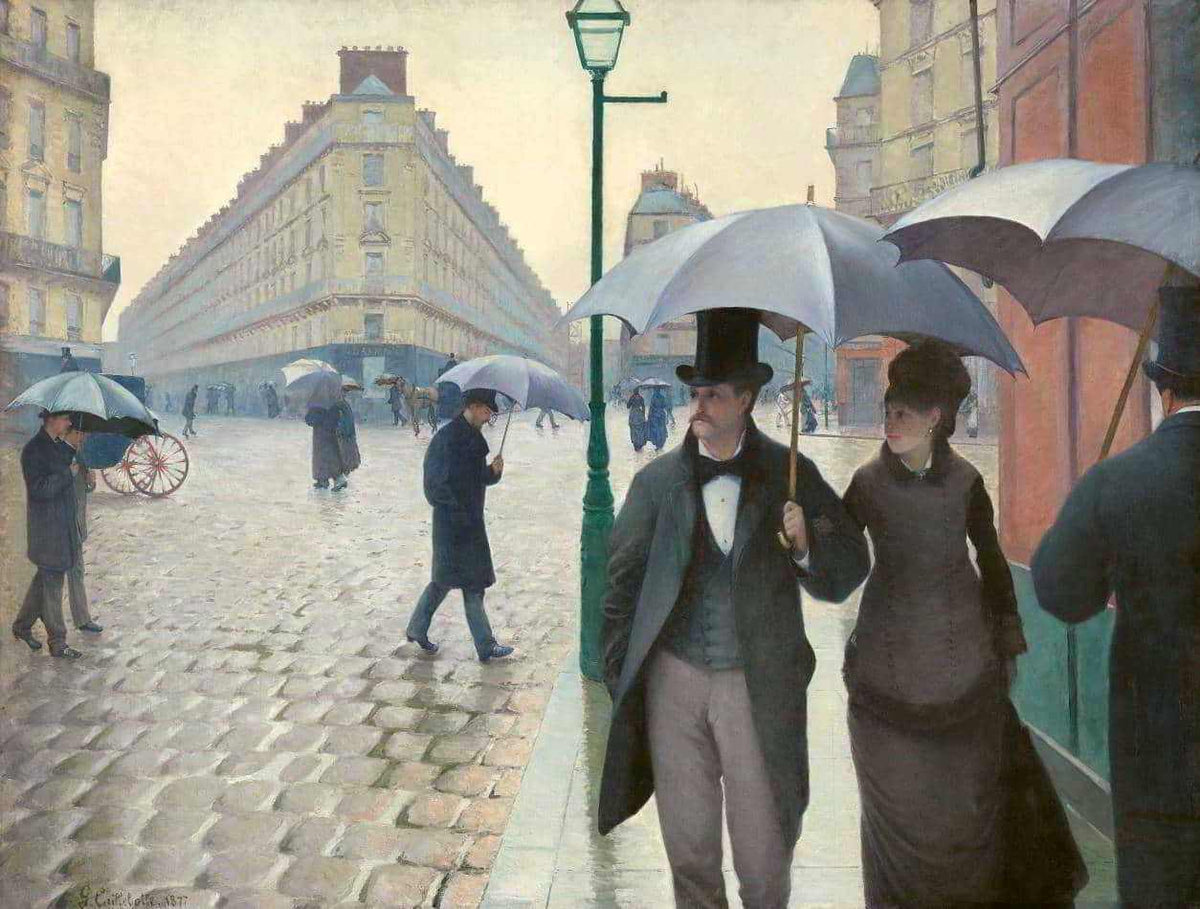 Rua de Paris de Gustave Caillebotte
