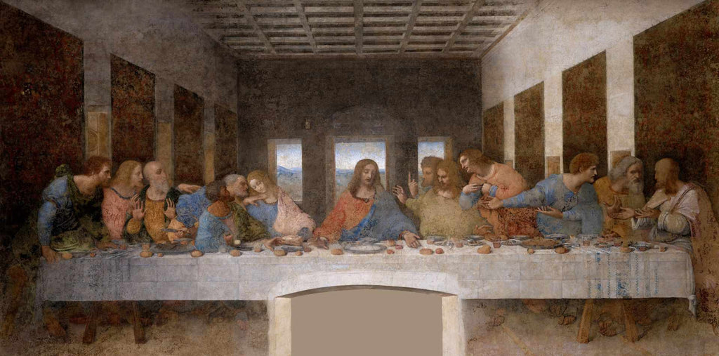 Santa Ceia (1495) de Leonardo da Vinci