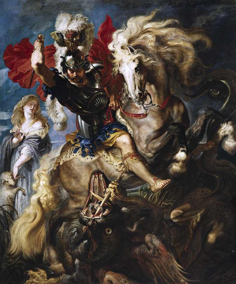 São Jorge e o Dragão de Peter Paul Rubens