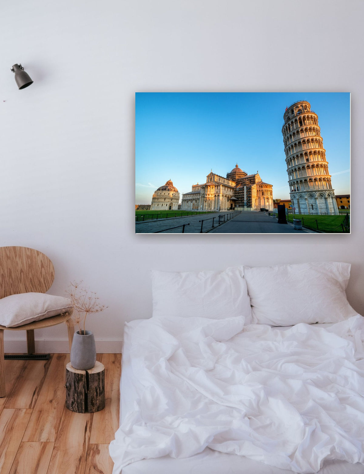 Torre de Pisa - Itália na parede de um quarto