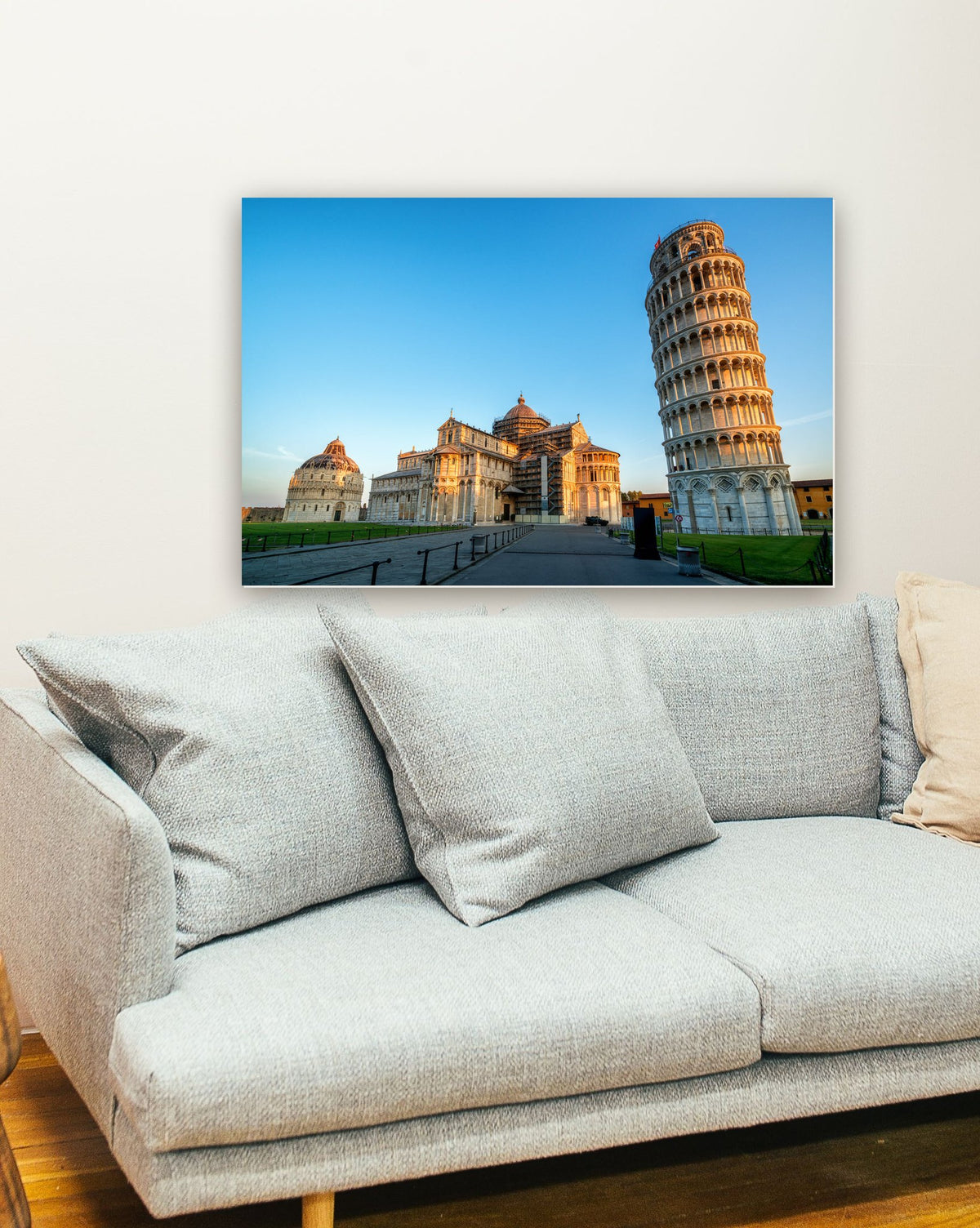 Torre de Pisa - Itália na parede de uma sala