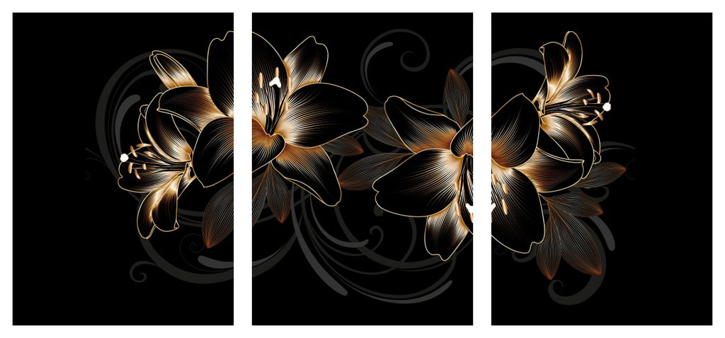 Trio Golden Flower (Medidas de cada parte)