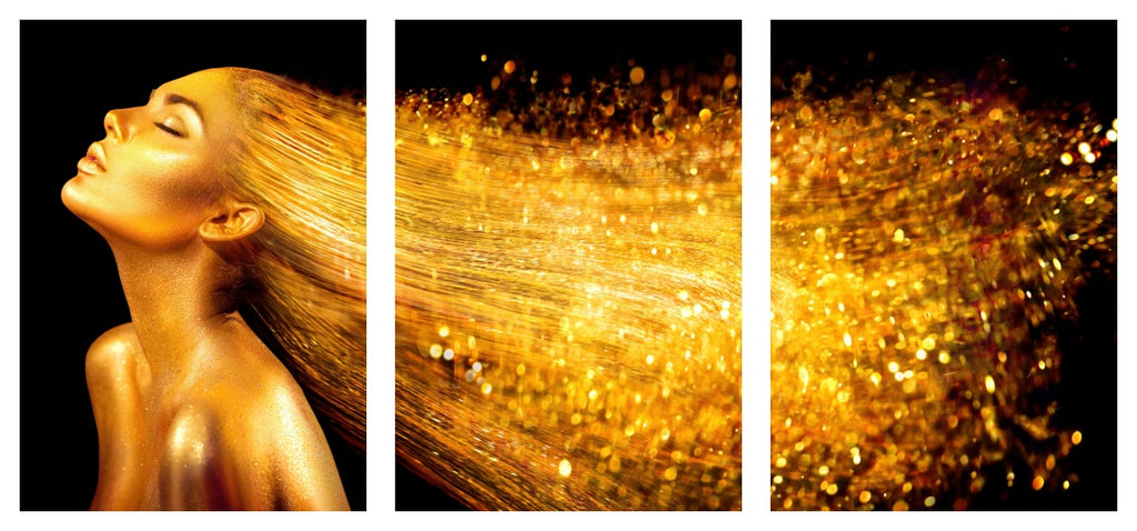 Trio Woman Gold (Medidas de cada parte)