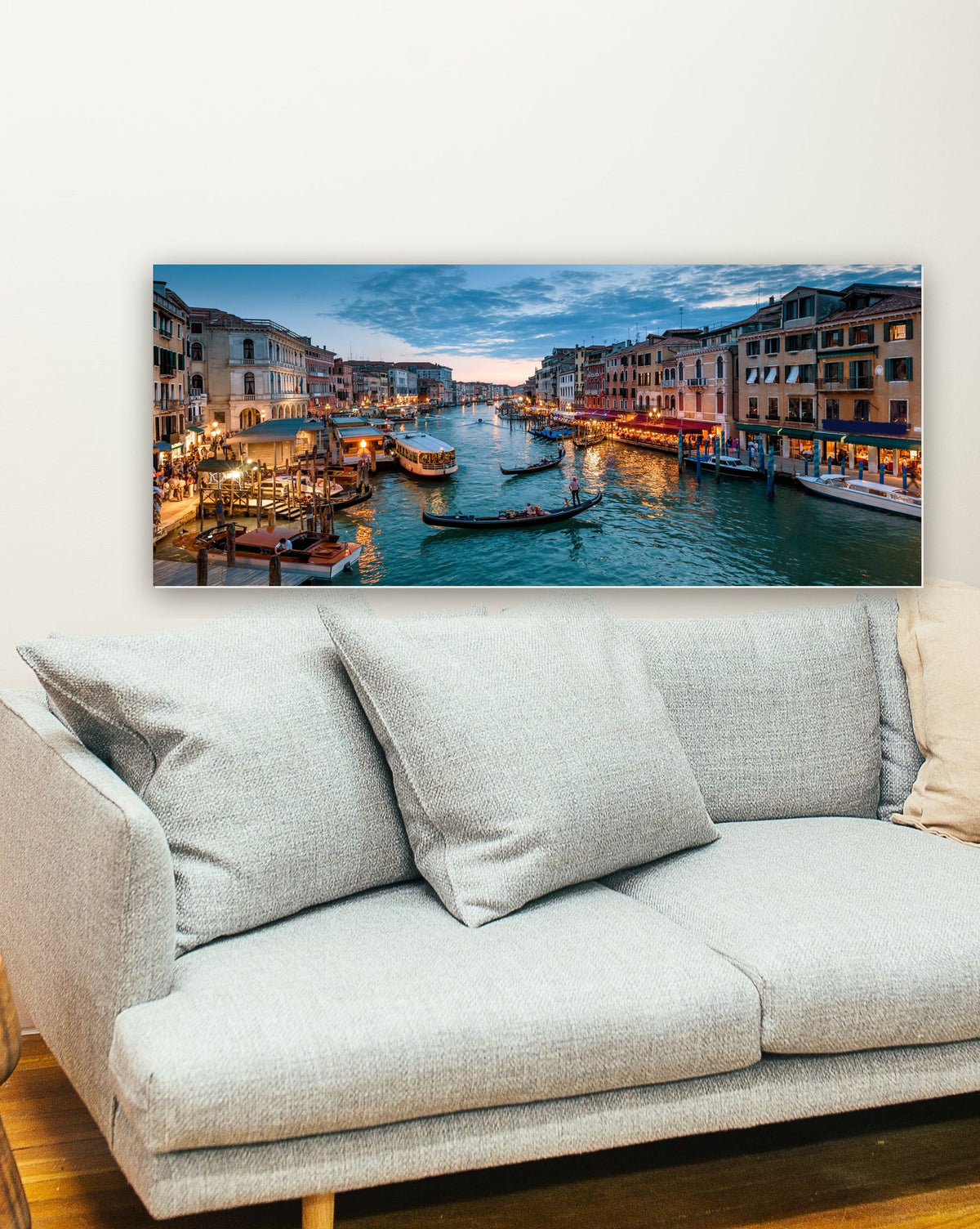 Veneza, Itália na parede de uma sala